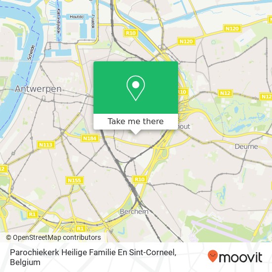 Parochiekerk Heilige Familie En Sint-Corneel map