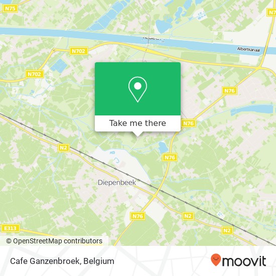 Cafe Ganzenbroek map