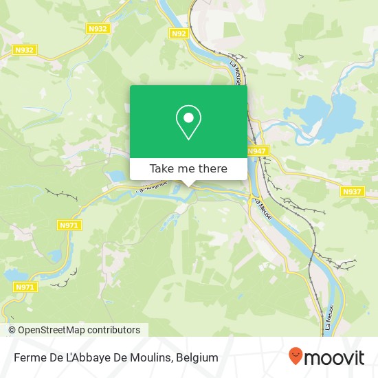 Ferme De L'Abbaye De Moulins map