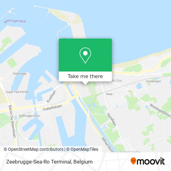 Zeebrugge-Sea-Ro Terminal map