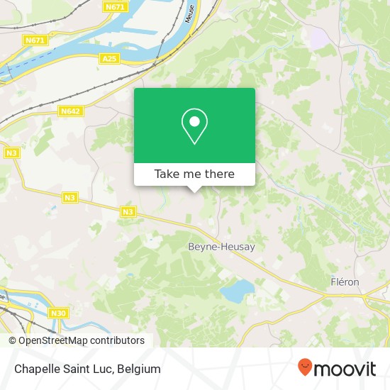 Chapelle Saint Luc map