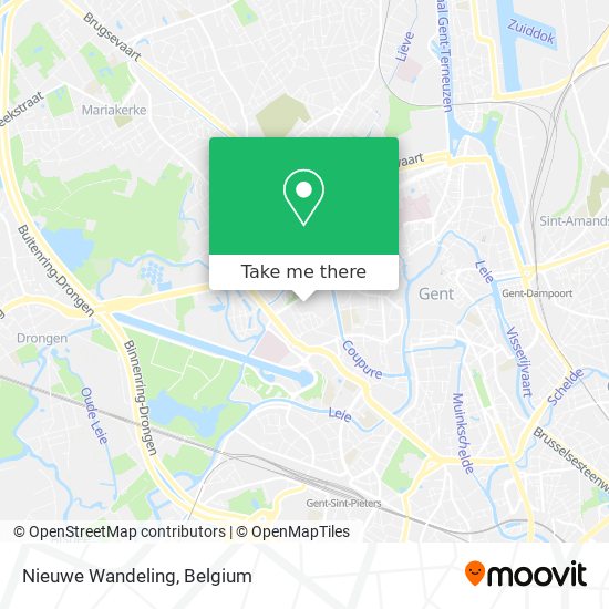 Nieuwe Wandeling map