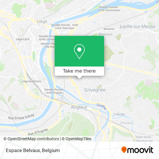 Espace Belvaux map