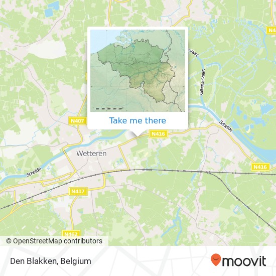 Den Blakken map