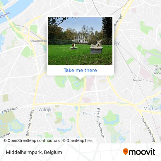 Middelheimpark map