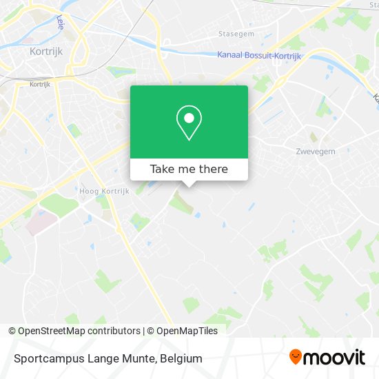 Sportcampus Lange Munte map