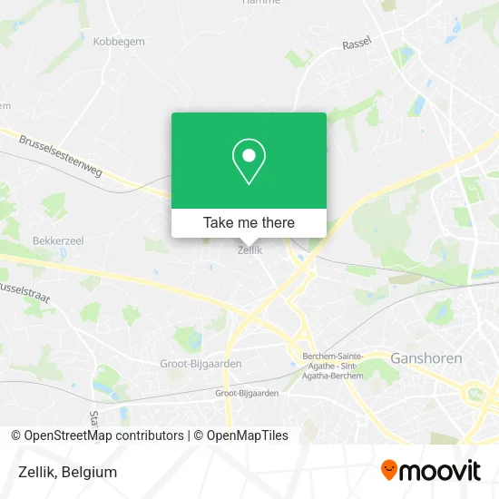 Zellik map