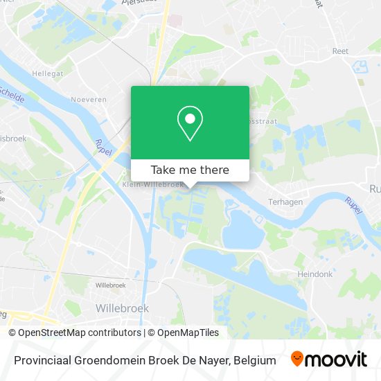 Provinciaal Groendomein Broek De Nayer plan