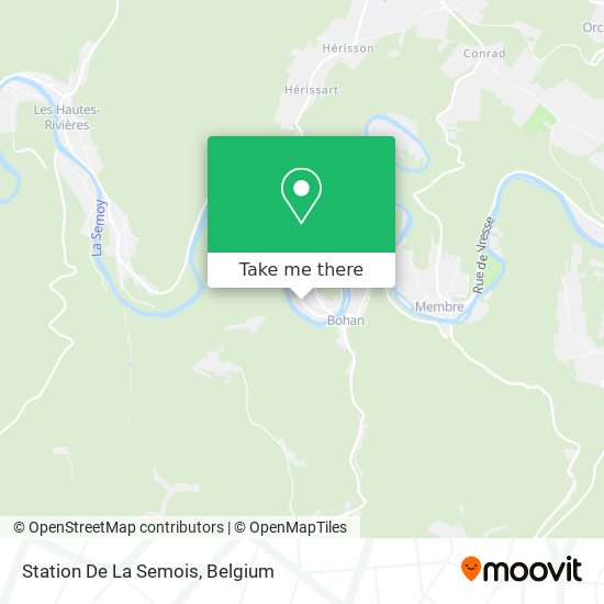Station De La Semois map