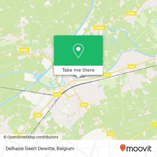 Delhaize Geert Dewitte map