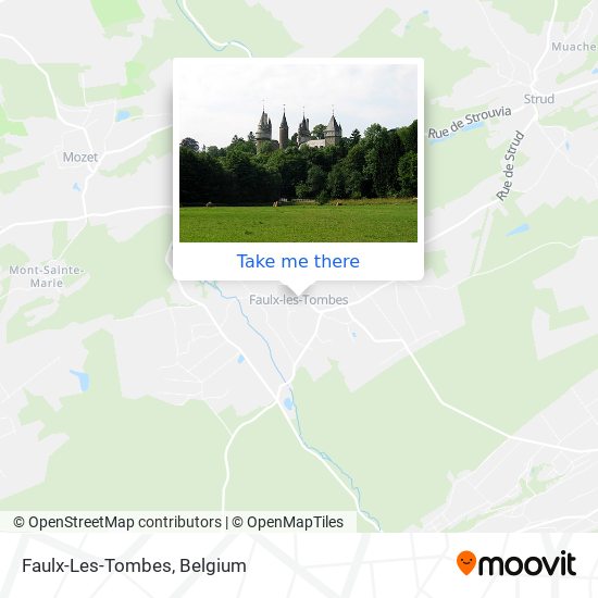 Faulx-Les-Tombes map