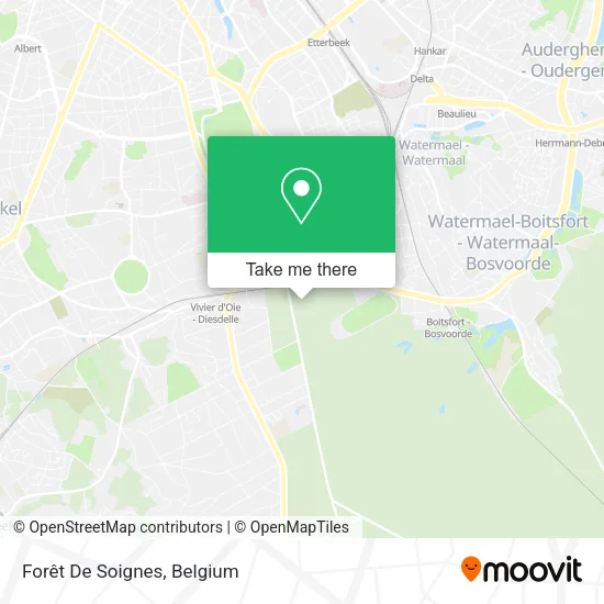 Forêt De Soignes plan