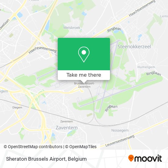 Sheraton Brussels Airport plan