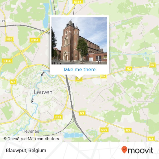 Blauwput map