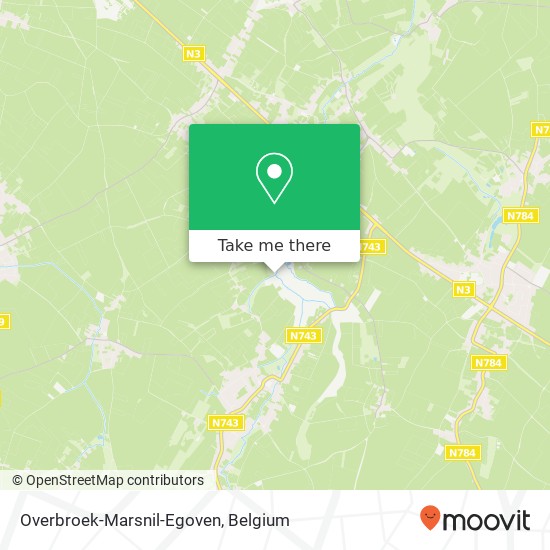 Overbroek-Marsnil-Egoven map