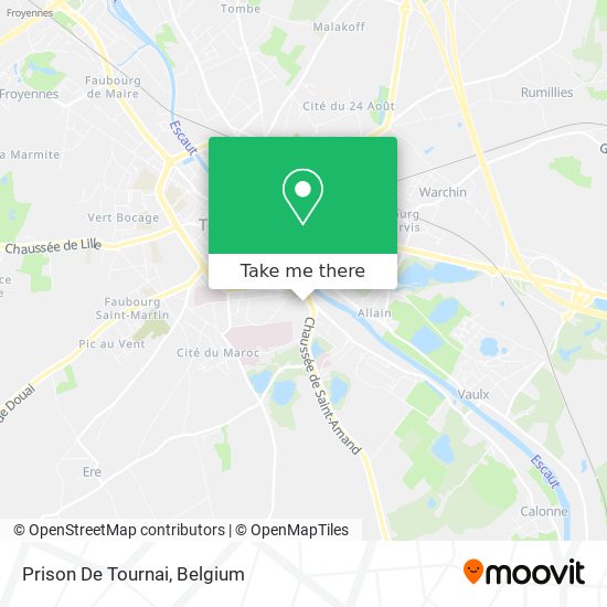 Prison De Tournai map