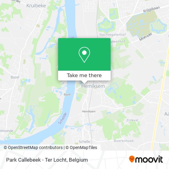 Park Callebeek - Ter Locht map