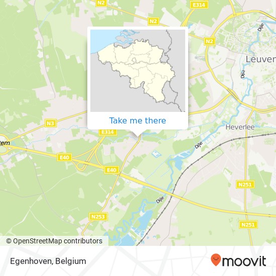 Egenhoven map