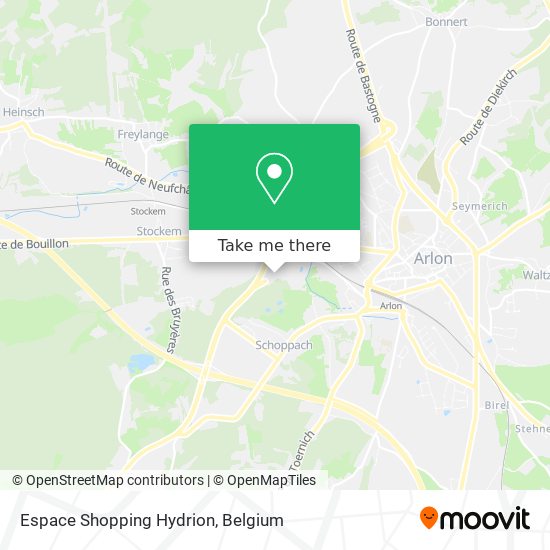 Espace Shopping Hydrion map
