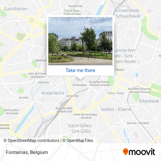 Fontainas map