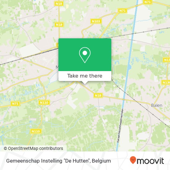 Gemeenschap Instelling "De Hutten" map