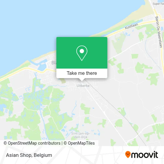 Asian Shop map