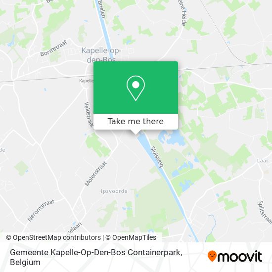 Gemeente Kapelle-Op-Den-Bos Containerpark plan