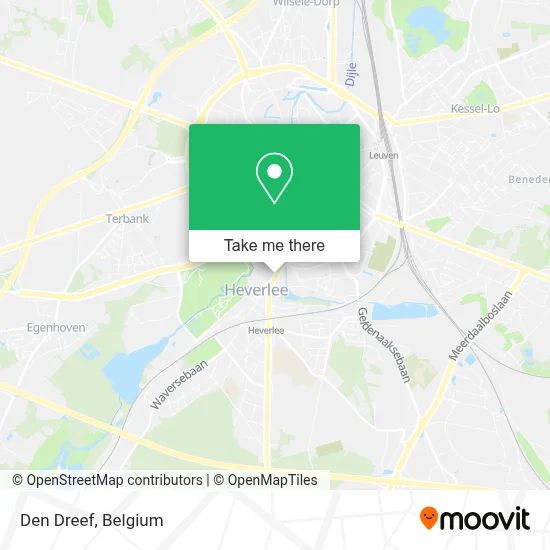 Den Dreef map
