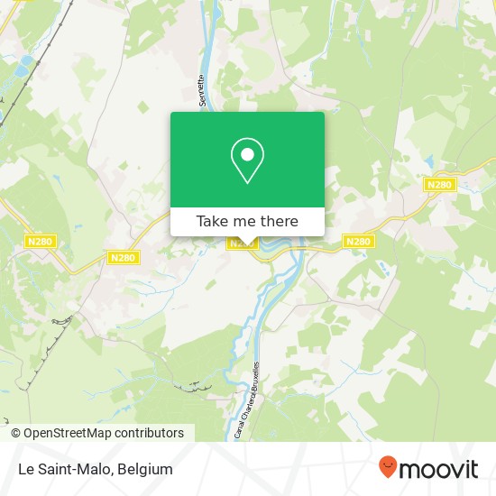 Le Saint-Malo map