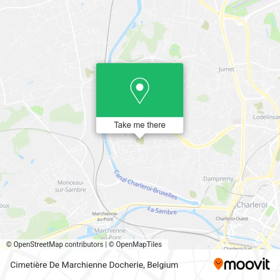 Cimetière De Marchienne Docherie map