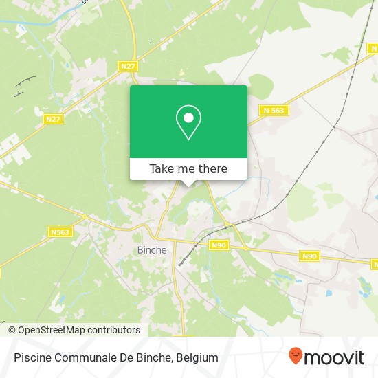 Piscine Communale De Binche map