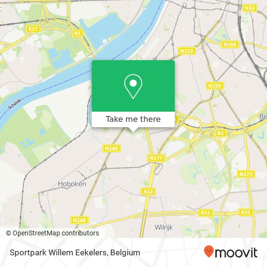 Sportpark Willem Eekelers map