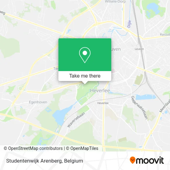 Studentenwijk Arenberg map