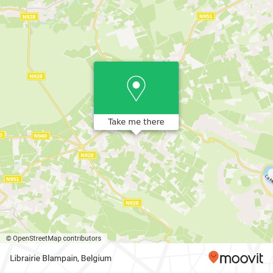 Librairie Blampain map