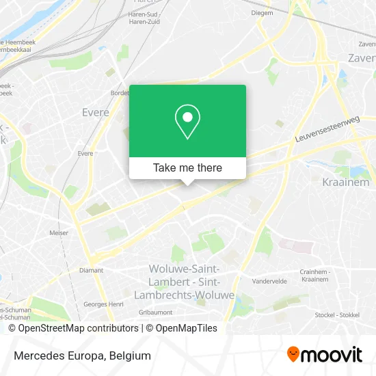 Mercedes Europa map