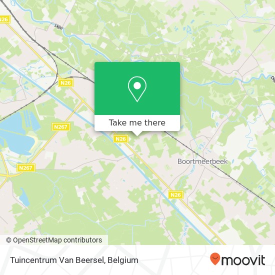 Tuincentrum Van Beersel map