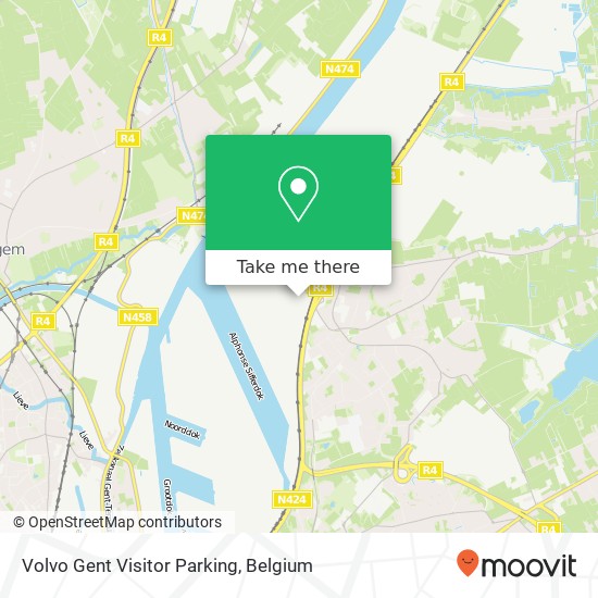 Volvo Gent Visitor Parking plan
