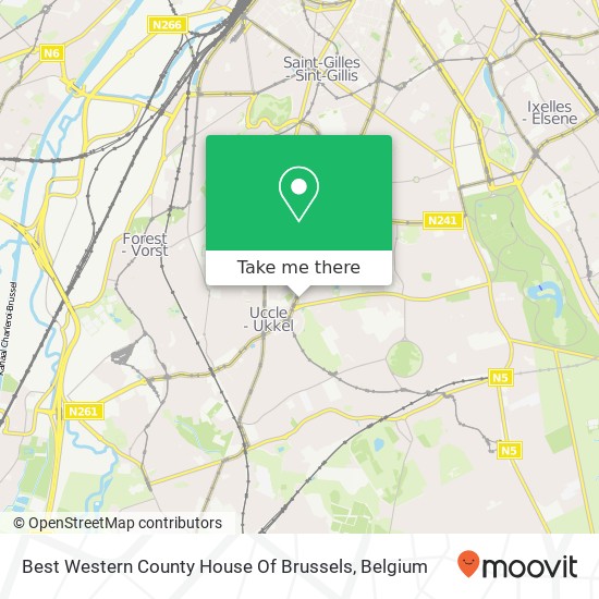Best Western County House Of Brussels plan