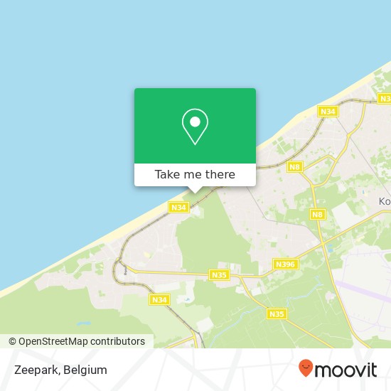 Zeepark map