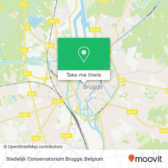 Stedelijk Conservatorium Brugge map