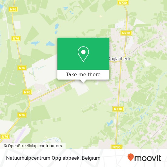 Natuurhulpcentrum Opglabbeek plan