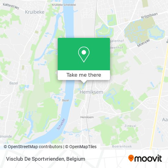 Visclub De Sportvrienden map