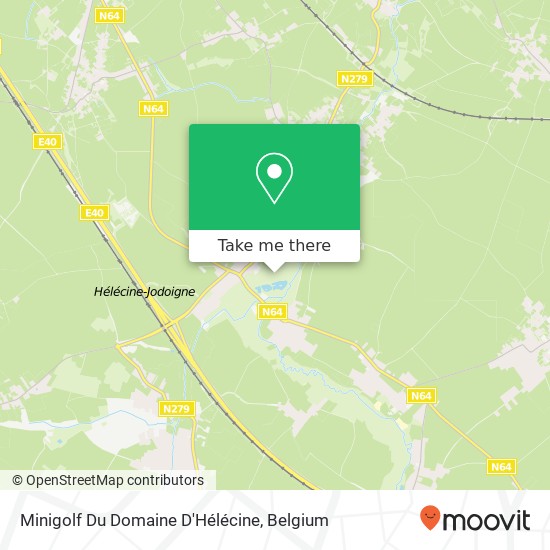 Minigolf Du Domaine D'Hélécine plan