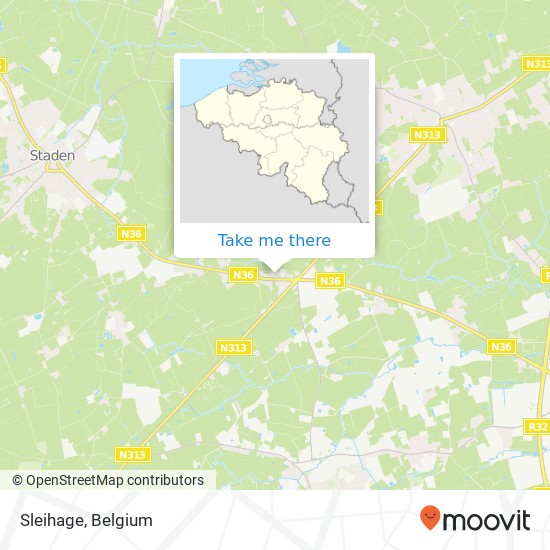 Sleihage map