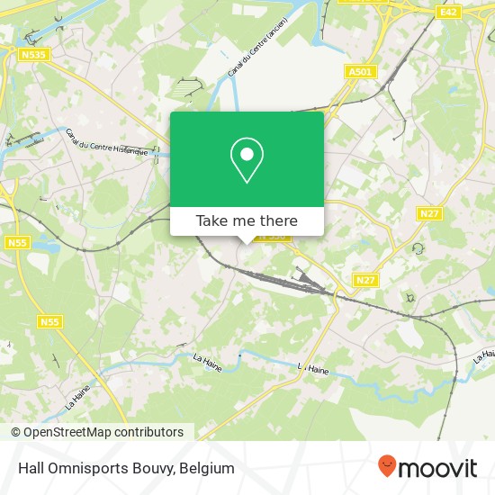 Hall Omnisports Bouvy map