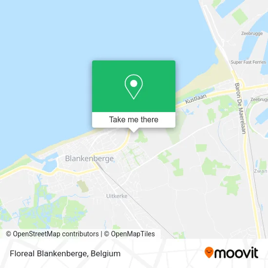 Floreal Blankenberge map