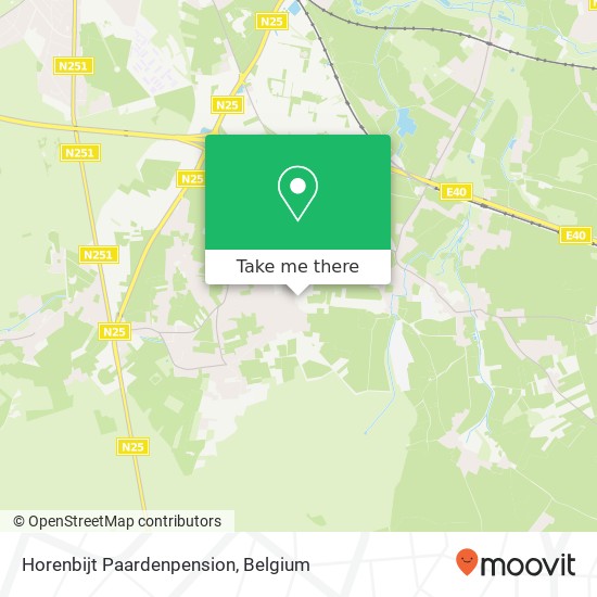 Horenbijt Paardenpension map