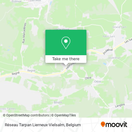 Réseau Tarpan Lierneux-Vielsalm map