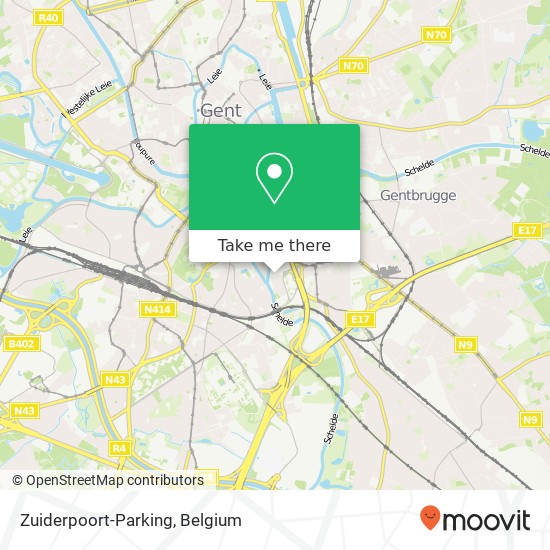 Zuiderpoort-Parking map