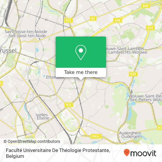 Faculté Universitaire De Théologie Protestante map